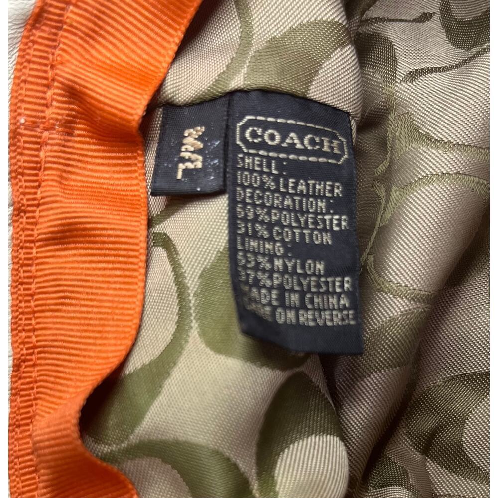 Y2K Coach Signature Patchwork Crusher Hat Size M/L - Picture 7 of 10